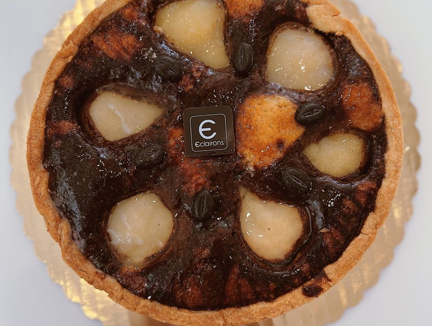 Pear Chocolate Tart