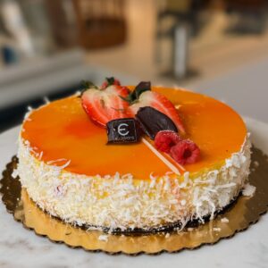 Coconut Mango Cheesecake